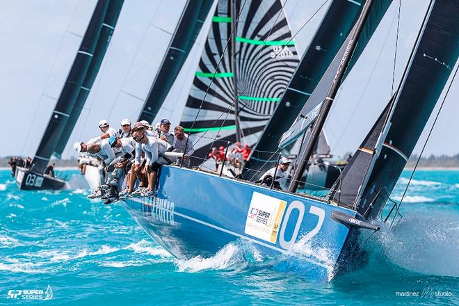 Azzurra lead the 2017 52 Super Series © Martinez Studio/52 Super Series